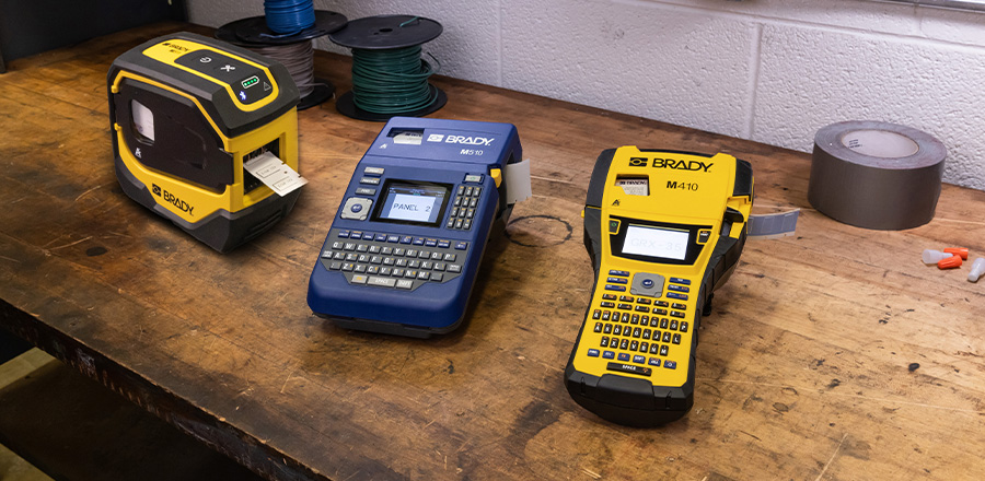 he M511, M510 and M410 label printers.