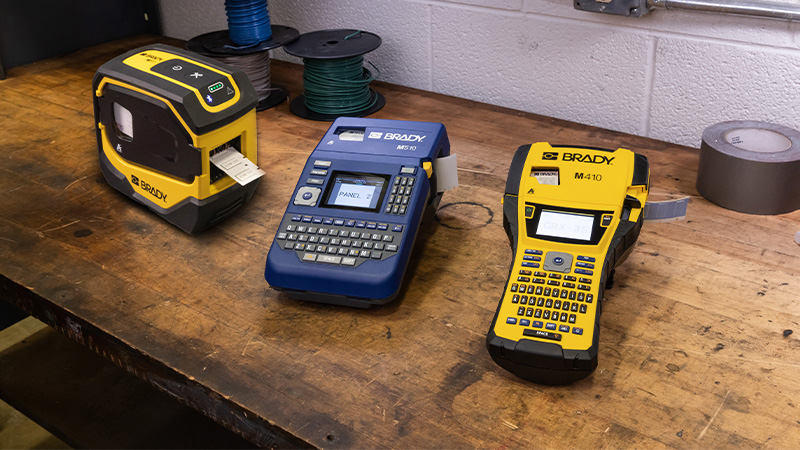 he M511, M510 and M410 label printers.