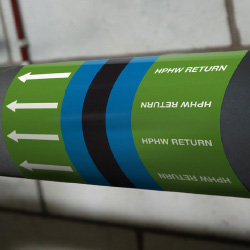Custom pipe labels uk