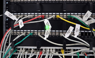 cables with LED identification